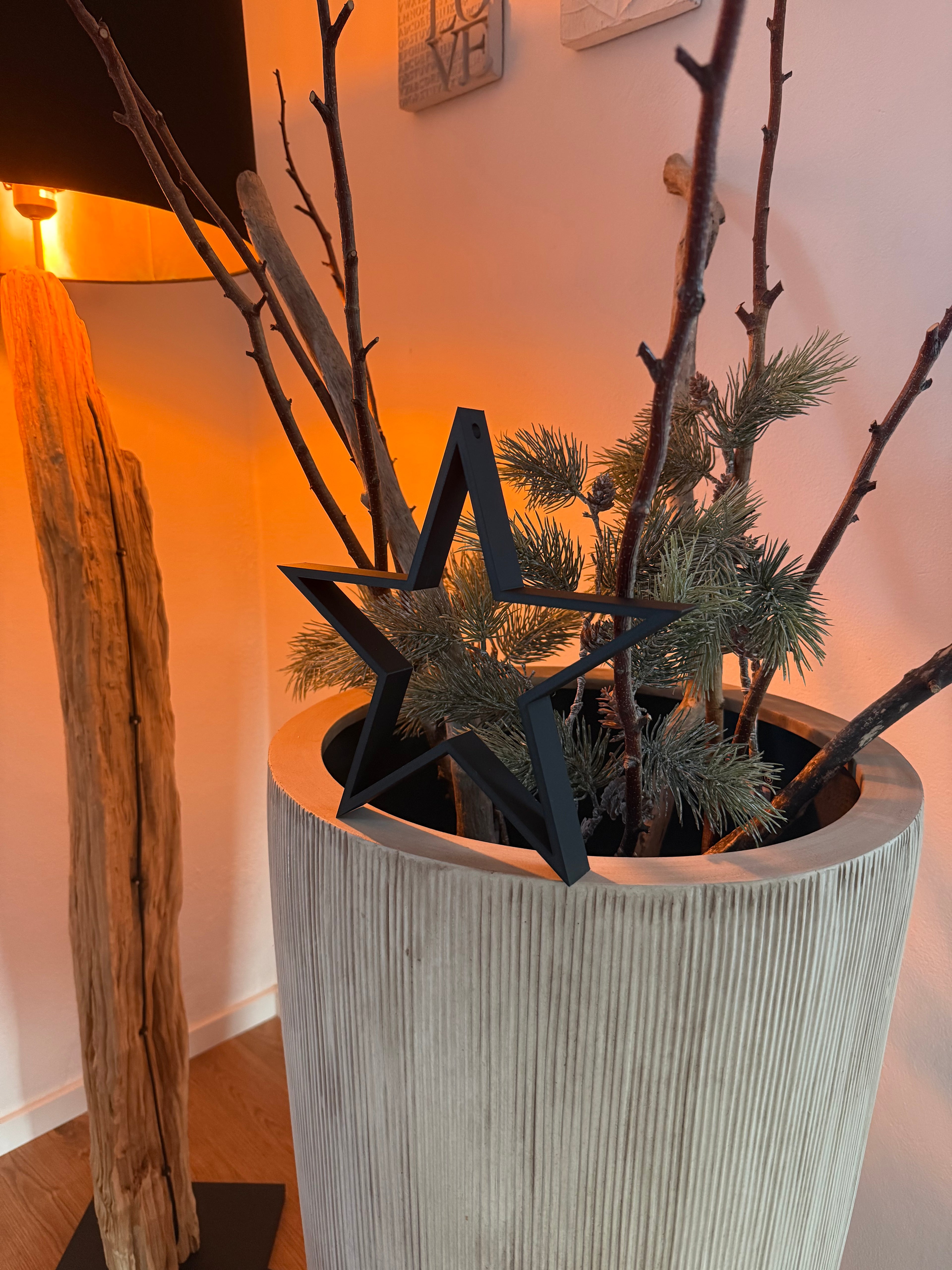 3er-Set Weihnachtssterne